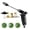 C Set, variant on Jet Nozzle Power Washer for Garden Hose, Turn Any Hose Into A High-Pressure Water Jet, Adjustable Hose Nozzle with Three Spray Modes, Multi Function Watering Sprayer for Cleaning Yard Pets Car