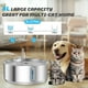 thumbnail image 5 of Fuente de agua para gatos de acero inoxidable de gran capacidad de 8 l, dispensador de agua para mascotas con filtro, bebedero para perros y gatos., 5 of 7