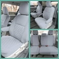 thumbnail image 4 of For Toyota Sienna 2011-2020 FH Group Neoprene Waterproof Custom Fit Car Seat Covers - Solid Gray Full Set 7 Seater, 4 of 11