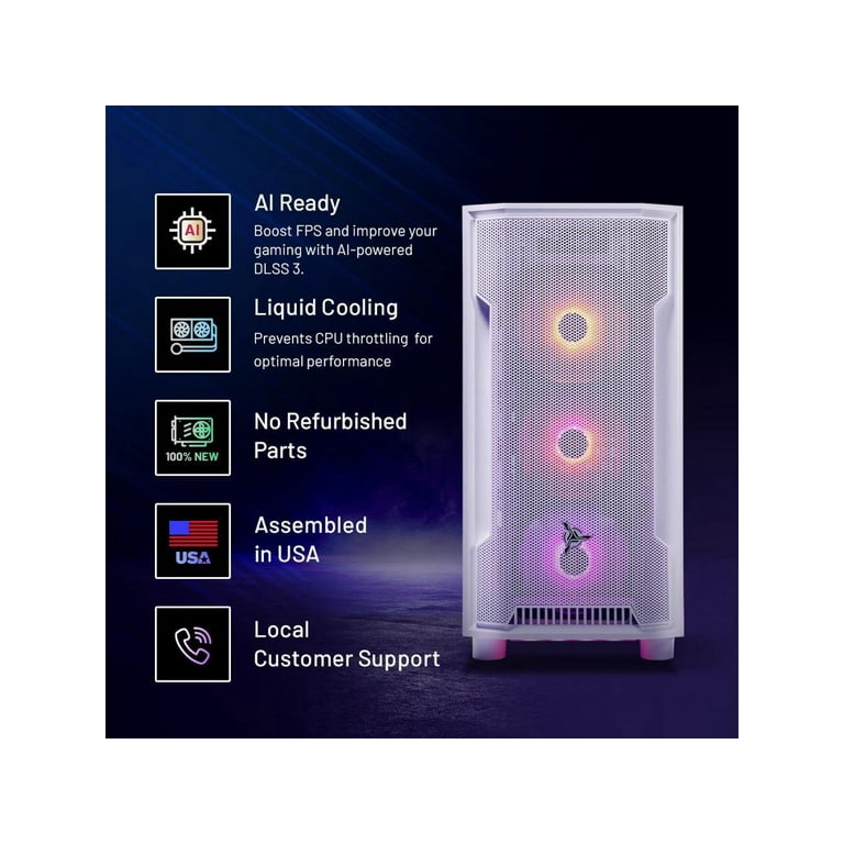 Skytech Archangel Gaming PC Desktop, Ryzen 7 7700X 4.5 GHz
