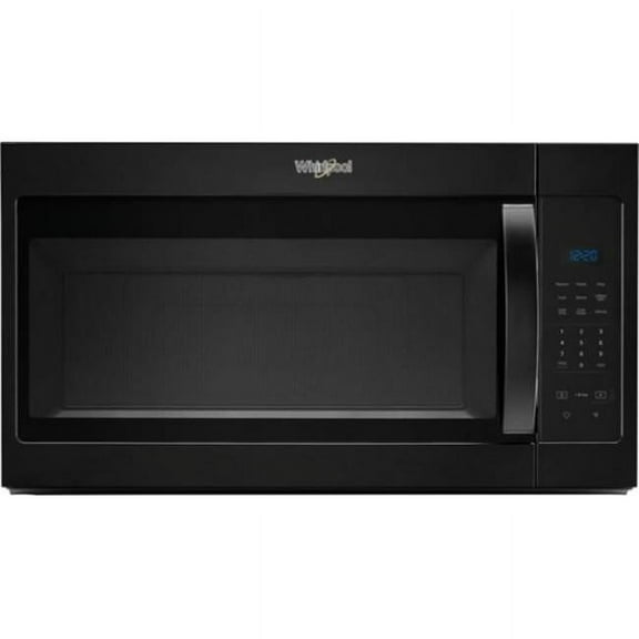 Whirlpool 1.7 Cu. Ft. Microwave Hood Combination Black