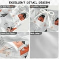 thumbnail image 2 of FORMRS Boys Swim Trunks Quick Dry Mesh Liner Boardshorts Sizes XS-XL, Cartoon Red Houses, 2 of 7