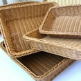 thumbnail image 2 of Hand-woven Bamboo Storage Basket Fruit Candy Dish Rattan Bread Basket, 2 of 8
