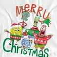 thumbnail image 3 of SpongeBob Merry Christmas Group Kids T Shirt for Youth Boys and Girls, White, X-Large, 3 of 4