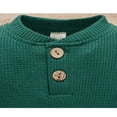 thumbnail image 3 of EIMELI Toddler Baby Boy Girl Fall Clothes Romper Tops Pants Set Outfit, 3 of 6