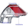 thumbnail image 3 of munirater labwork Rear Bumper Reflector Stop Tail Light Brake Lamp Replacement for 2016-2019 Toyota RAV4 Rear Left Side, 3 of 6