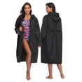 thumbnail image 6 of Adoretex 100% Waterproof Swim Parka, Hooded Warm Scuba Coat Surf Jacket for Men and Women (PK008) - Black/Black - XL, 6 of 7