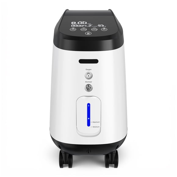 Air Purifier with filters 1-9 Adjustable Flow ConcenTraT Machine Clean 02 Continous White Generator Home Use Easy to Move