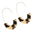 thumbnail image 2 of Pendientes Sonducket en forma de U estampado de leopardo colgante universal beige, 2 of 6