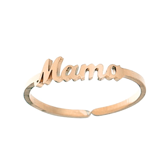 Anillos para Mujer, Regalos para Mujer Anillo I You Mom para Mujer Día de la Madre Collar de encaje