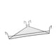 thumbnail image 5 of Cesta colgante para cubículo de oficina, balcón, soporte para macetas, accesorios para cubículos de oficina, organizador de malla metálica para patio Triángulo, 5 of 9