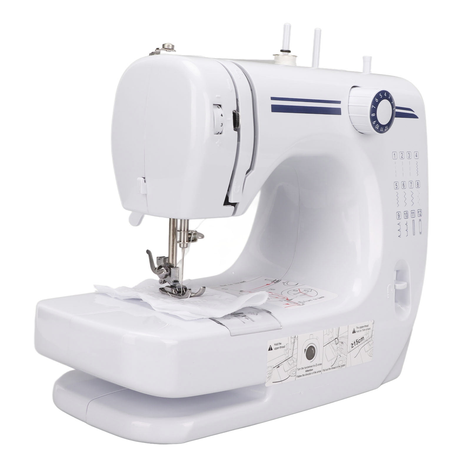 Mini Electric Sewing Machine, Wide Applications 100-240v Simple Operation Portable Sewing Machine  For Home Use