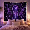 thumbnail image 2 of Magical Around Ornate With Dark Keyhole Acts As, Mystical Fantasy for Space Lovers, Galaxy Room Decor, Valentine's Day Gift, Tapestry Wall Hanging for Bedroom and Dorm, 2 of 7