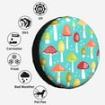 thumbnail image 6 of Kll Mushrooms Tire Cover,Universal Wheel Tire Cover For Trailer, Rv, Suv, Truck,Camper And Many Vehicle,(14 Inch), 6 of 7