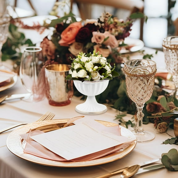 Homoyoyo White Metal Planter Vase for Home Balcony Garden and Office Decorative Use