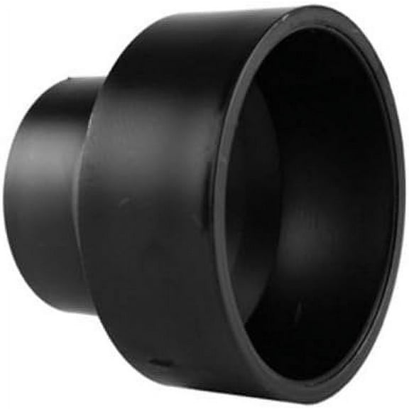 Charlotte Pipe Reducer Coupling Abs/Dwv 2" X 1-1/2" Black