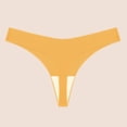 thumbnail image 2 of ZyeKqe Thongs for Women No Show Seamless Ladies Panties Comfortable Soft G String Thong Underwear, 2 of 3
