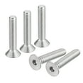 thumbnail image 1 of Unique Bargains 3/8-16x2' Flat Head Socket Cap Screws, 304 Stainless Steel Hex Socket Drive Fasteners Bolts 5Pack, 1 of 5