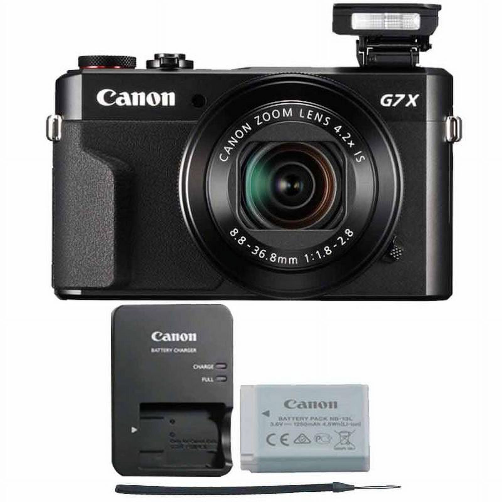 Canon Powershot G7x II 20.1MP Digital Camera Black with Photo Editing Software Kit - image 2 of 9