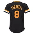 thumbnail image 3 of Youth Mitchell & Ness Willie Stargell Black Pittsburgh Pirates Cooperstown Collection-Mesh Batting Practice Jersey, 3 of 3