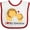 White and Red, variant on Inktastic I Love My Grandma Boys or Girls Baby Bib