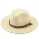 thumbnail image 1 of XmhyTop Sombrero de paja masculino, talla M (56 - 58cm), sombrero panameño, blanco lechoso, 1 pieza, 1 of 5