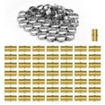 thumbnail image 1 of VEVOR Raccords de Tuyaux 3/4 Pouces 50 Pcs Pince en Laiton Style Droit pour Air, 1 of 9