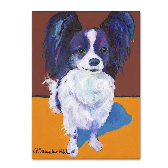 Trademark Fine Art "Nik" Canvas Art by Pat Saunders-White