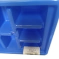 thumbnail image 4 of Plastic Ice Cube Tray For Freezer - Ocean Blue - Food Storage, Portion Control, Dishwasher Safe, Makes 15 Cubes, 4 of 7