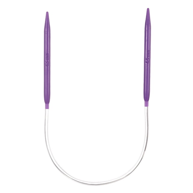 Agujas de tejer circulares de plástico Uxcell Tamaño US 10.5 (6.5mm) 16 pulgadas