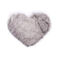 thumbnail image 2 of Mialoley Heart Shaped Shaggy Faux Fur Fluffy Rug Hairy Carpet, 2 of 6