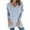 Gray, variant on Ltctricy Women's Plus Size Tunic Tops Casual Crewneck Solid Long Sleeve T-Shirts Oversized Solid Color Blouse
