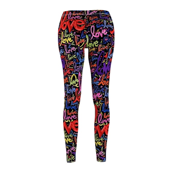 "LOVE" Print - Women's Casual Leggings