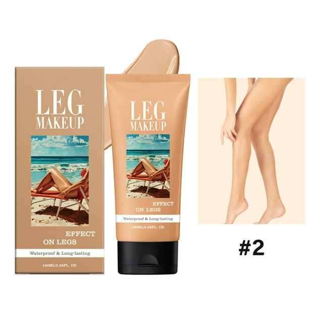 Xihbxyly Crema Correctora para Piernas, Maquillaje para Unificar El Tono de Piel, Cobertura Impermeable para Pecas E Imperfecciones, Fórmula de Larga Duración para Piernas Hermosas, Uso Diario para C
