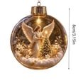 thumbnail image 2 of CSSAD Christmas Tree Decorations Balls Light Up Christmas Ornaments with Mini Holiday Scene Glowing Christmas Tree Hanging Ball Glowing Christmas Pendants for Tree Mantel Christmas Party Decor, 2 of 6
