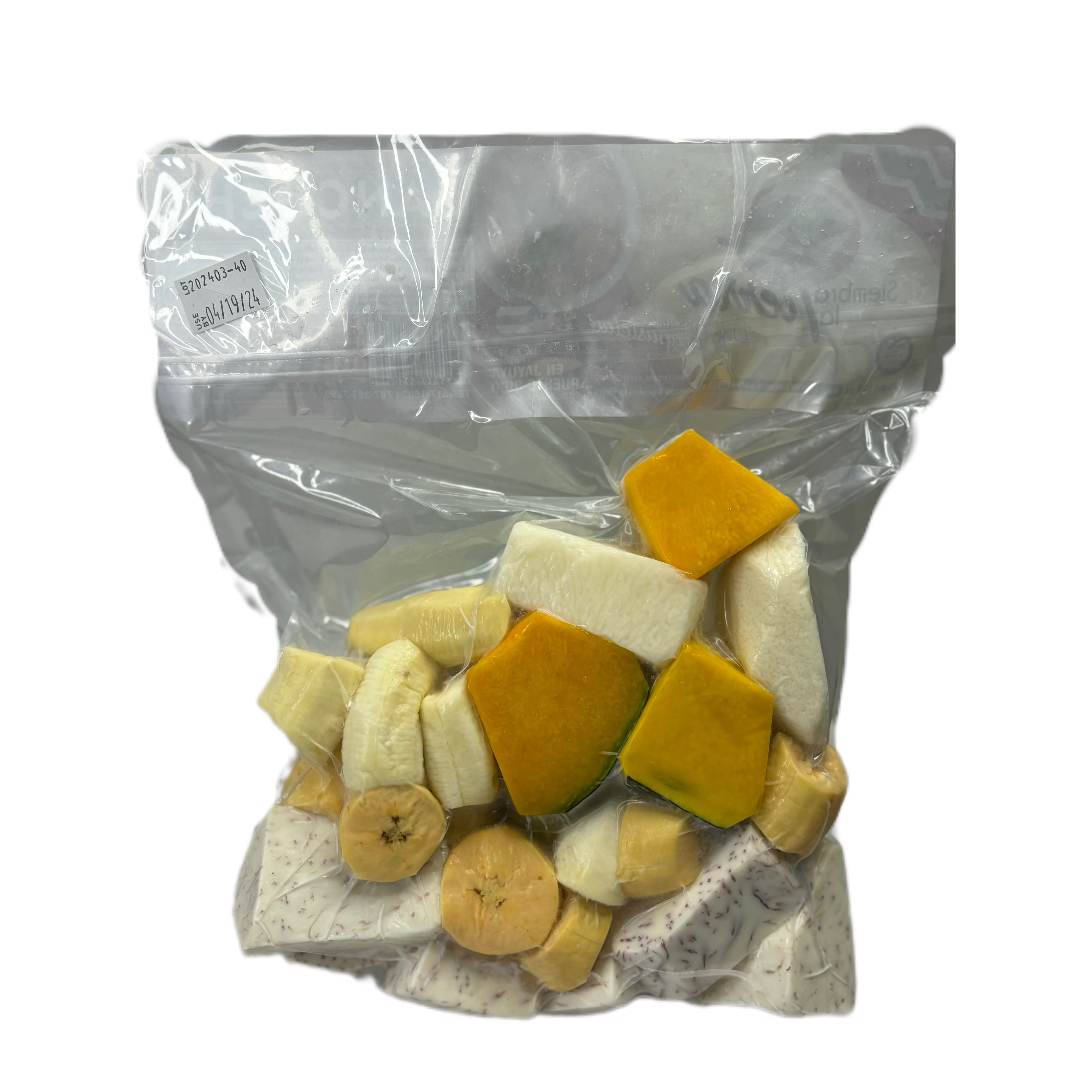 Vacuum-Sealed Mixed Vegetables, Sancocho, Siembra la Tierra 1.75 lb Bag