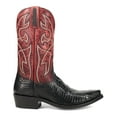 thumbnail image 2 of Dan Post Men's Exotic Snake Western Boot Snip Toe Black 10 D(M) US, 2 of 7