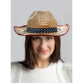 thumbnail image 2 of Way to Celebrate Americana Woven Cowboy Hat, Adult Size, 1 Piece, 2 of 3
