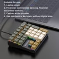 thumbnail image 3 of tredstone Wired Mechanical Numeric Keypad XDA Key Shape Improved Input Speed Soft Lighting Numeric Keyboard Green greenaxis, 3 of 6
