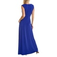 thumbnail image 2 of Halston womens  Luciana Gown, 2, Navy, 2 of 3