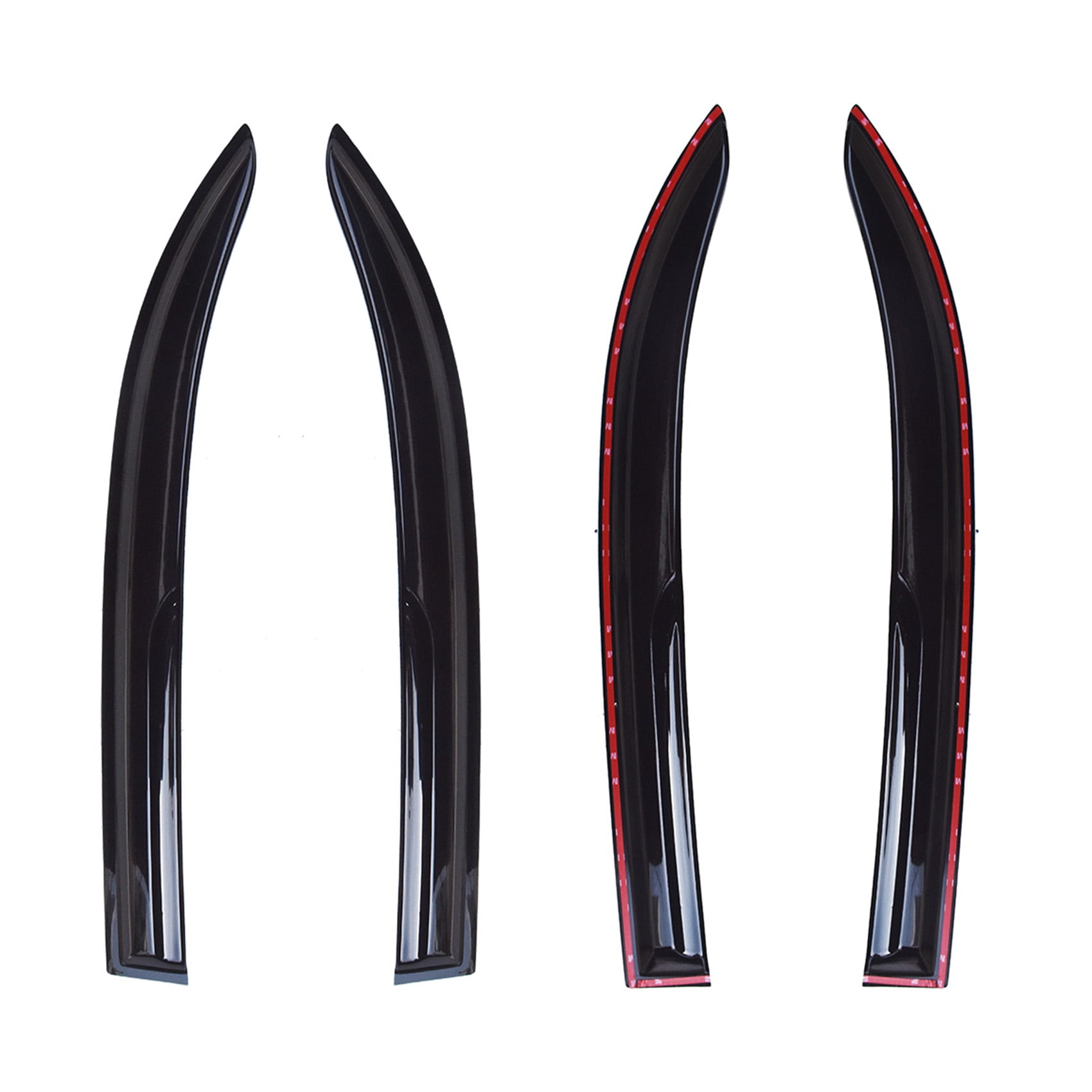 SEBLAFF 4Pc Window Visor Vent Fit for 03-08 Toyota Corolla Mugen Style Acrylic Rain Wind Guard