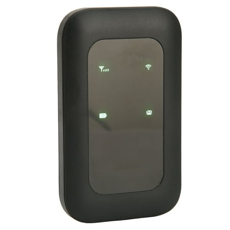 4G WiFi Router  Mobile WiFi Hotspot Card Inserted Multifunctional Slim Black For Car For Desktop For Phone For Outdoor