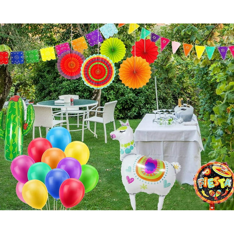 AYUQI Fiesta Balloons Mexican Party Decoration Fiesta Party Decoration  Cactus Balloons Fiesta Birthday Party Supplies Wedding Birthday Decoracion  De Cumpleaños 