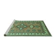 thumbnail image 2 of Ahgly Company Machine Washable Indoor Rectangle Persian Turquoise Blue Traditional Area Rugs, 2' x 3', 2 of 4