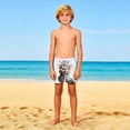 thumbnail image 4 of Piuwrlz Boy Swim Shorts for Boys Swimming Trunks Single Piece Short Trousers White Size 13 Years, 4 of 9