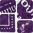 thumbnail image 5 of Throw Blanket Birthday Gifts for Women Friendship Blanket Purple 60"x50", Happy Birthday Decorations for Women, Womens Birthday Gift Ideas for Her Friend Mom Sister Grandma Wife, 5 of 5