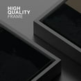 thumbnail image 4 of PixonSign Framed Canvas Wall Art Geometric Black Color Field Gray Stripe Abstract Print Minimalism Contemporary Nordic Decoration for Living Room, Bedroom, Office - 16"x24" Black, 4 of 5