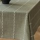 thumbnail image 4 of Mantel Zobesta de lino y algodón verde salvia para mesa rectangular, 4 of 9