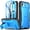 Light Blue, variant on Poetic Revolution Case for iPhone 16e 6.1 inch, [Slide Camera Cover], Full-Body Military Grade Case with Kickstand and Built-in-Screen Protector, Pink