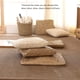 thumbnail image 2 of Wosthever Cojín de asiento tejido, forma cuadrada, almohadilla de Tatami de futón de paja, cojines para el hogar, alfombrilla de estilo Conjuntos de muebles de dormitorio Maíz capa/40*40, 2 of 6